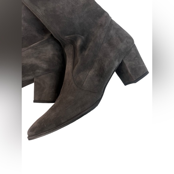 Stuart Weitzman grey Landmark over the knee boots - Picture 5 of 11
